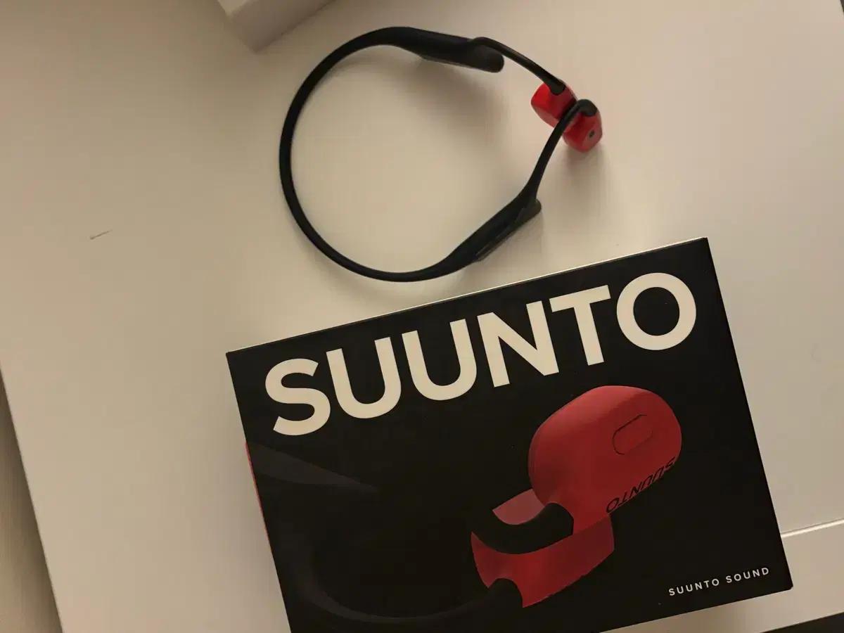 순토 윙 SUUNTO 골전도 이어폰 레드