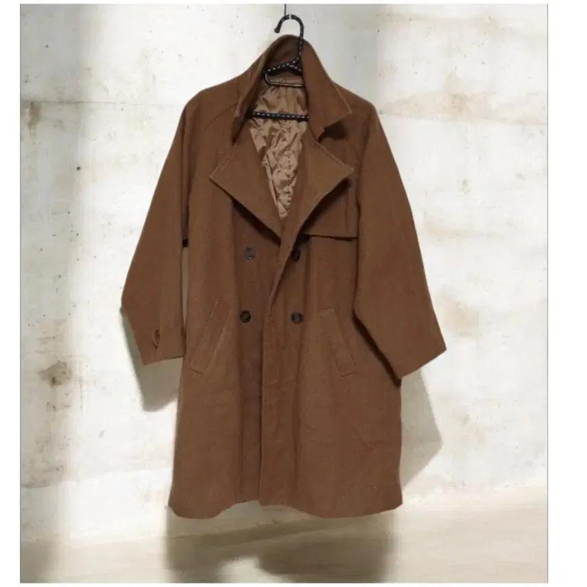 겨울코트, 안감누빔코트, 오버핏 하프코트