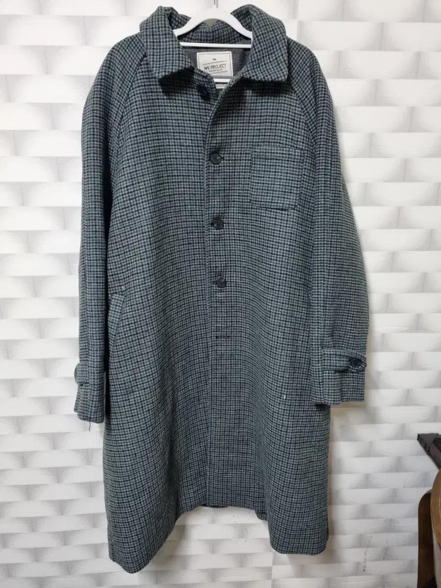 이벤트 WV PROJECT 체크 롱 코트 오버핏 XL