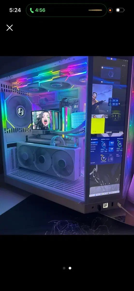 9800X3D 5080에어로 하이엔드 컴퓨터