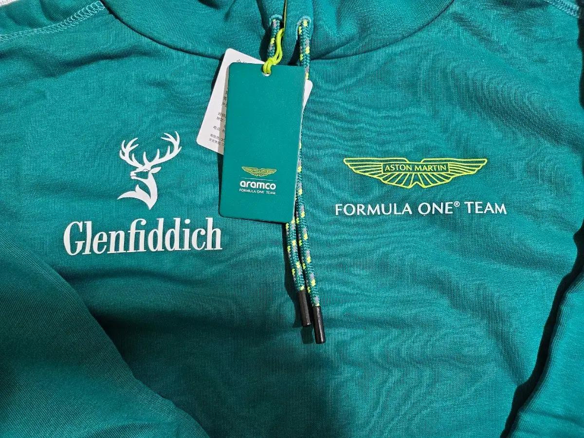 애스턴 마틴 F1 글렌피딕 후드티 L