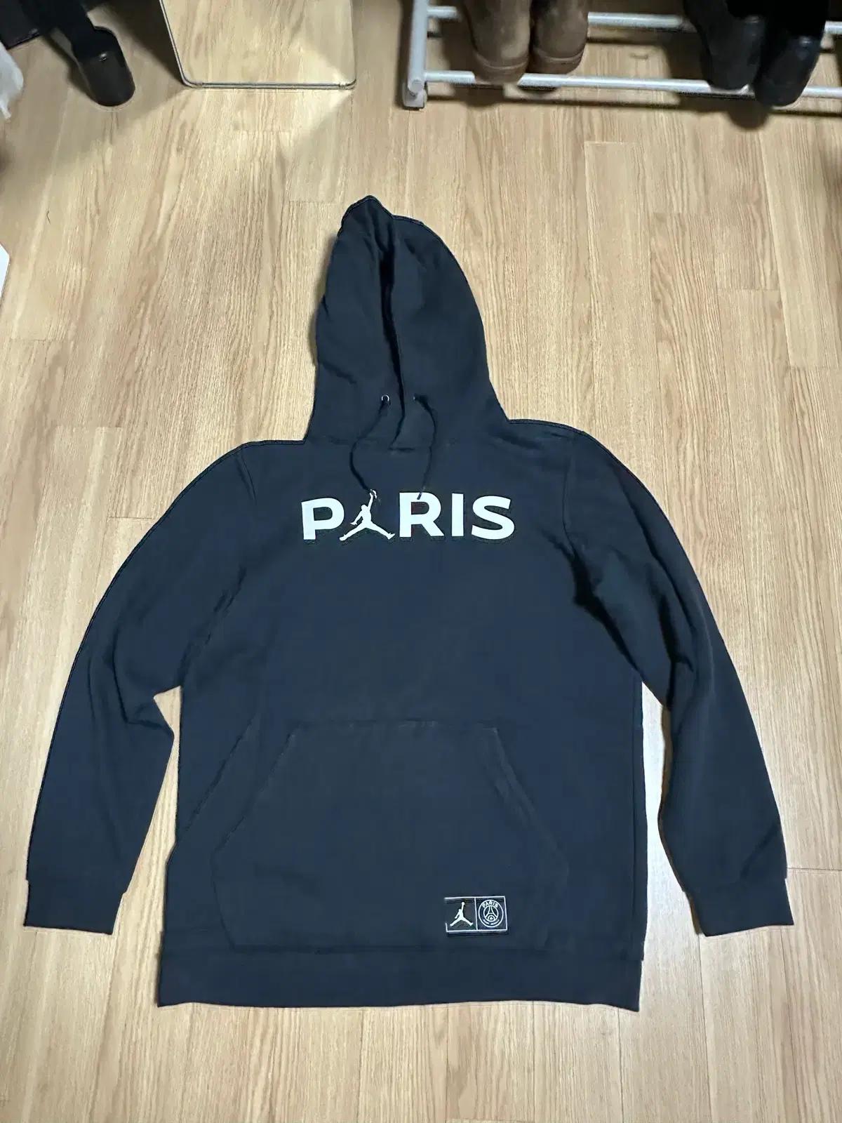 나이키 조던 x 파리(psg) 하의 후드티(블랙) L
