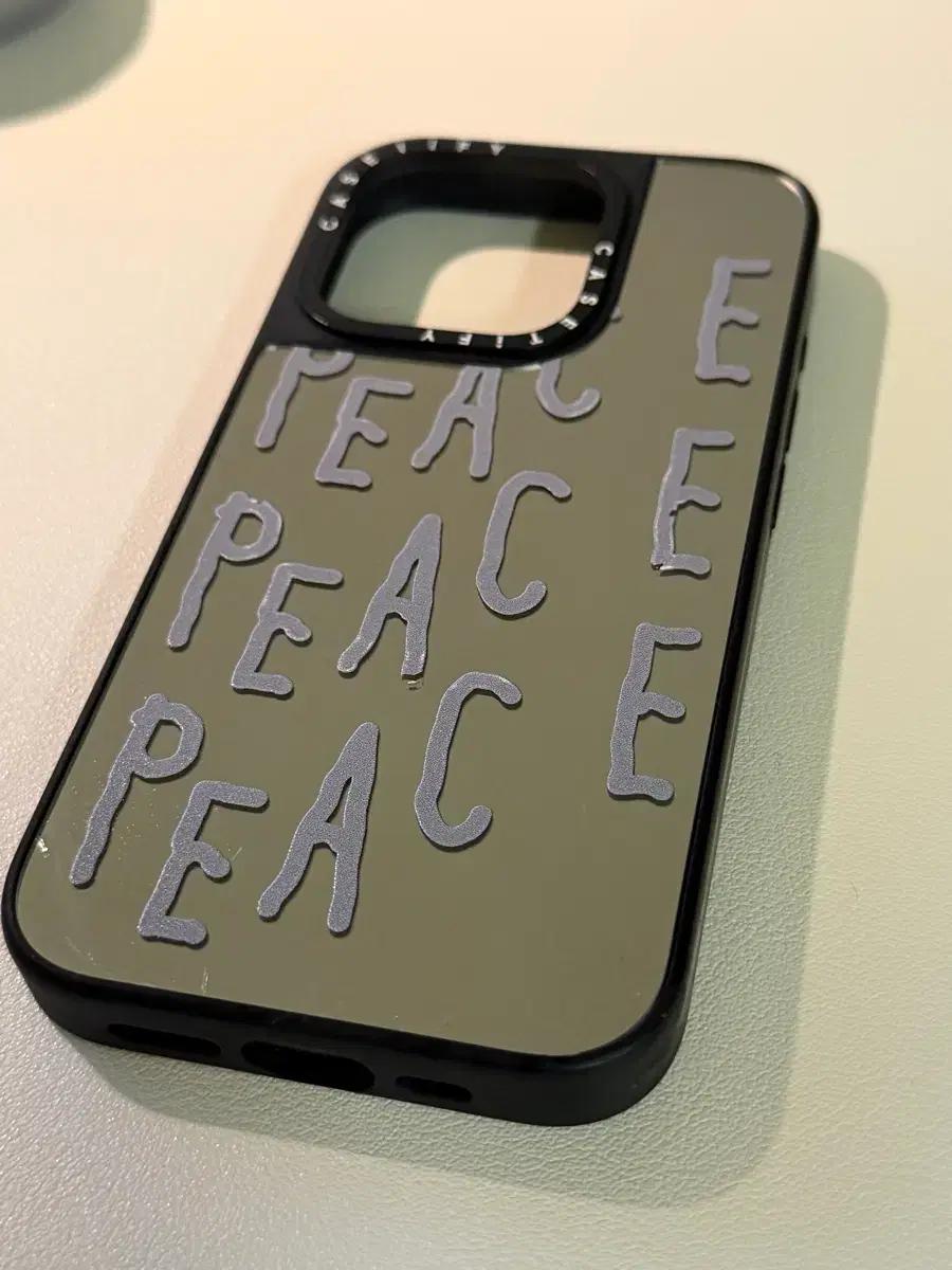 케이스티파이 PEACE 아이폰 거울 케이스(아이폰15프로)