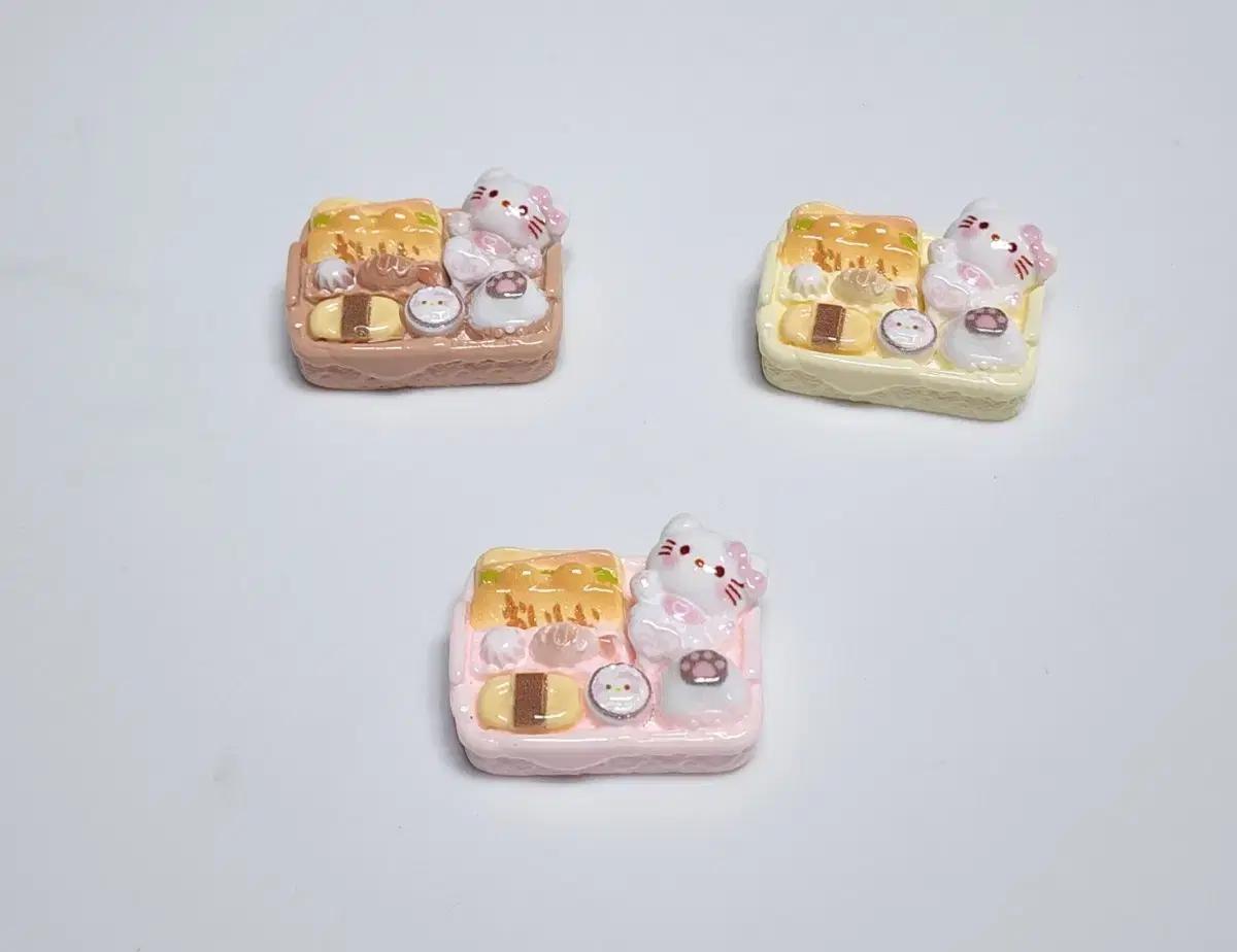 미니어처 키티 피크닉 바구니(데코덴파츠.diy꾸미기용)