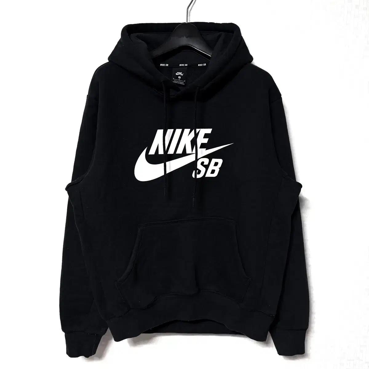 [M,95]나이키SB 빅로고 기모 후드티 오버핏