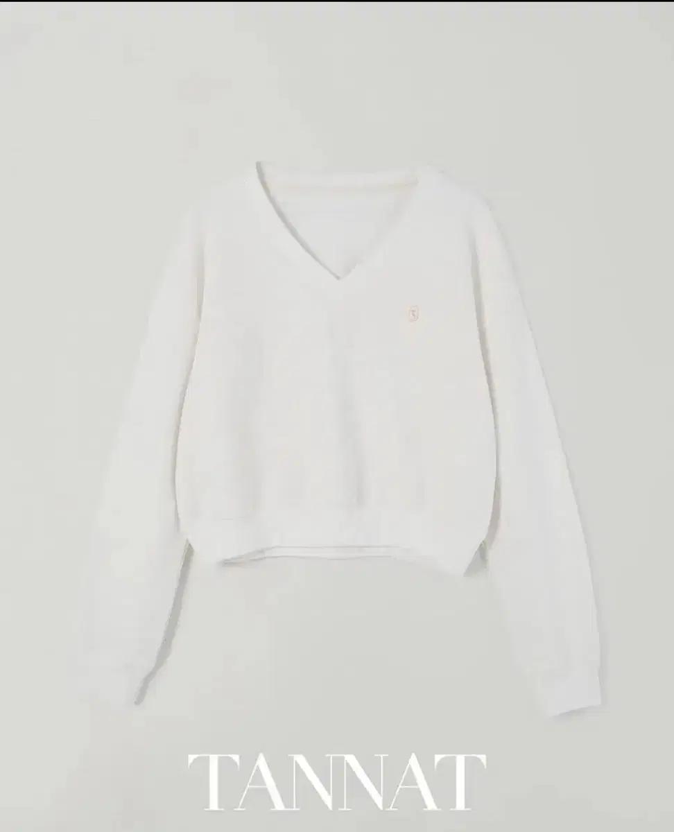 타낫 스웻 셔츠 브이넥 맨투맨