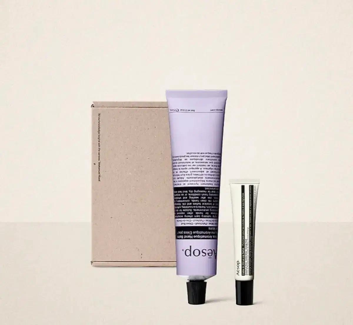 이솝 핸드크림 & 립 살브