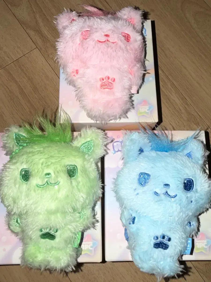 엔시티위시 컬러위시돌 시오닝 핑크 그린 블루 일괄