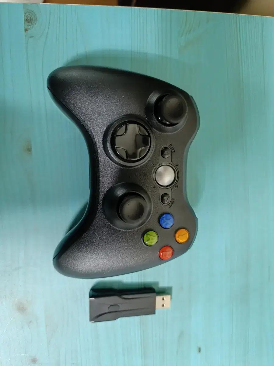 XBOX 360 호환 무선 컨트롤러 블랙 리시버 포함