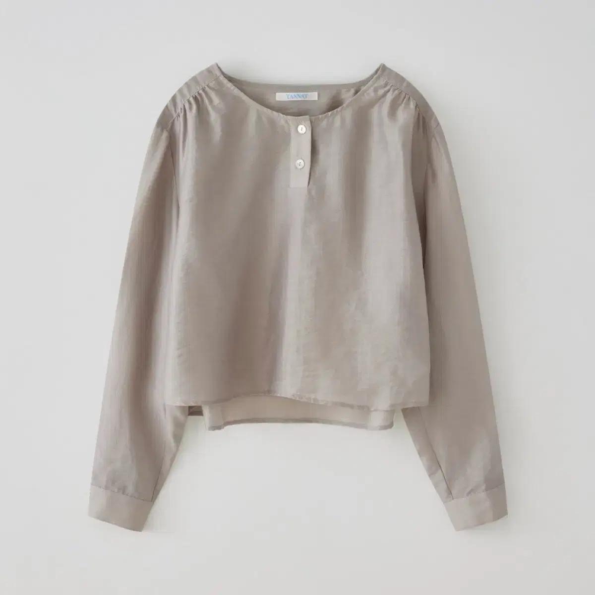 타낫 헨리넥 버튼 블라우스 henly neck button blouse