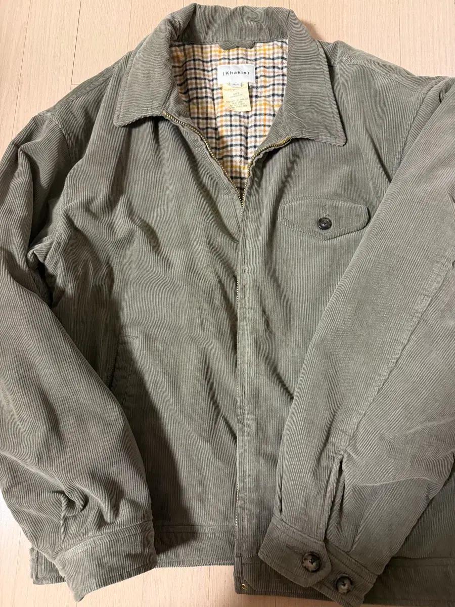 카키스 코듀로이 스윙탑 재킷 세이지 M사이즈