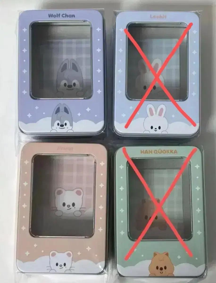 스트레이키즈 포토카드 틴케이스 울프찬 지니렛 스키즈