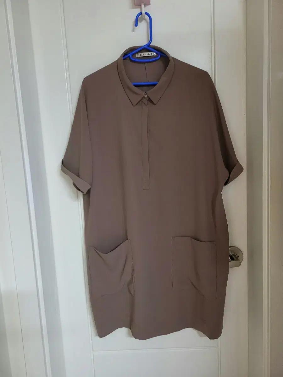 여성)소매 카브라  미니원피스(빅사이즈 88)