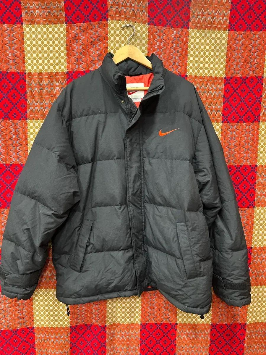 90s나이키 스우시 립스탑구스다운 패딩 2XL