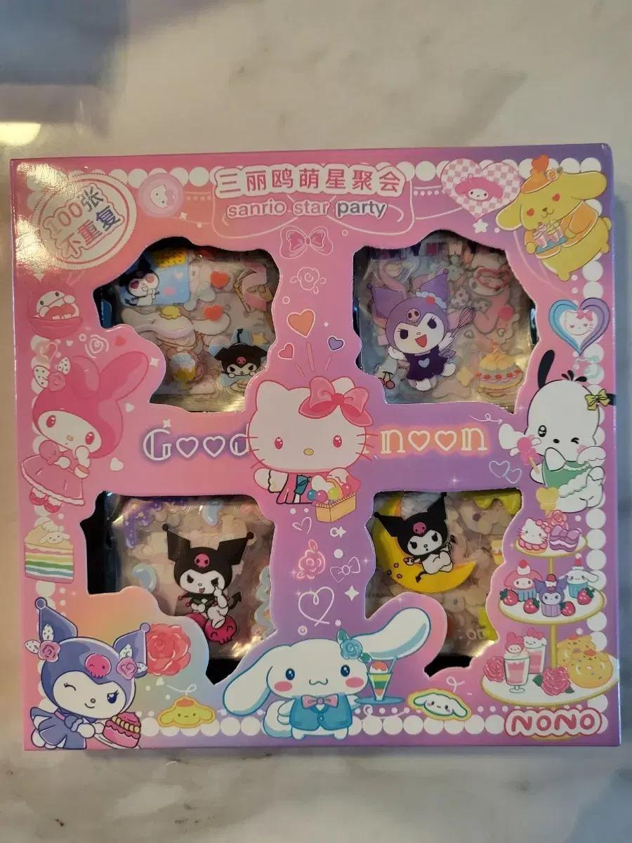 산리오 캐릭터 스티커 100매 세트 다꾸