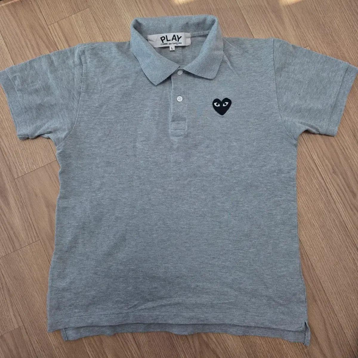 L)꼼데가르송 그레이 블랙와펜 카라반팔티/AZ T078