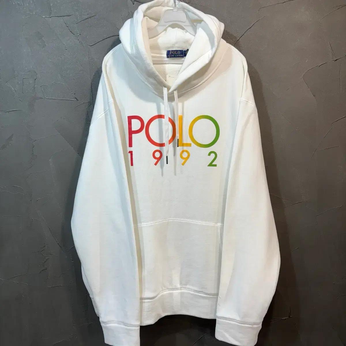 [XXL] POLO 폴로 랄프로렌 1992 레인보우 후드티