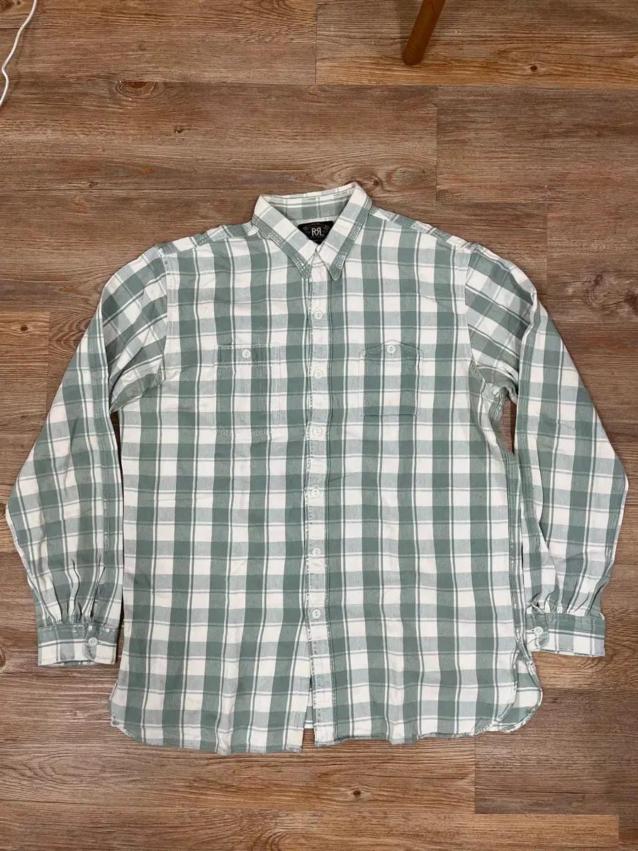 rrl 더블알엘 체크 셔츠 남방 L