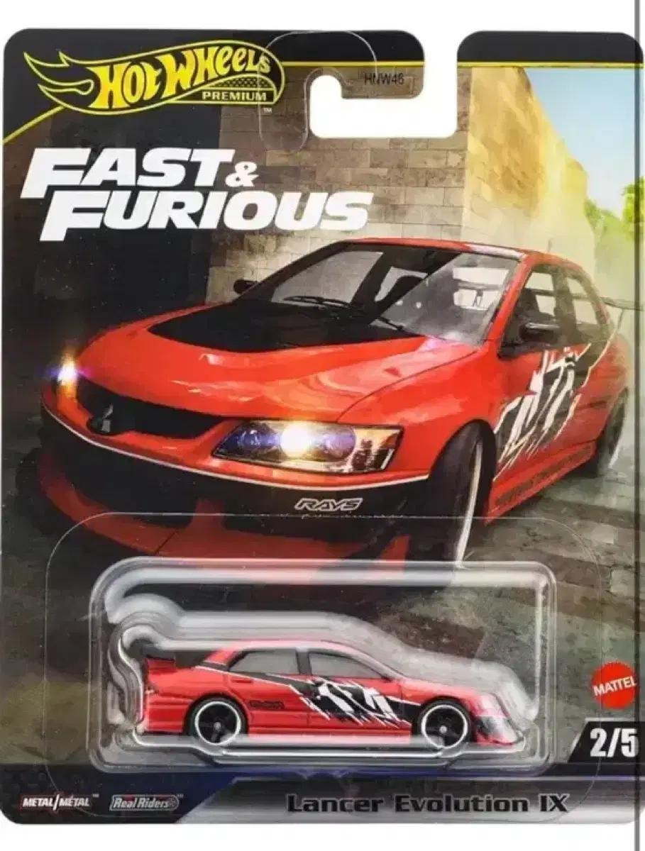 1:64 핫휠 프리미엄 분노의질주 도쿄드리프트 랜서 에볼루션