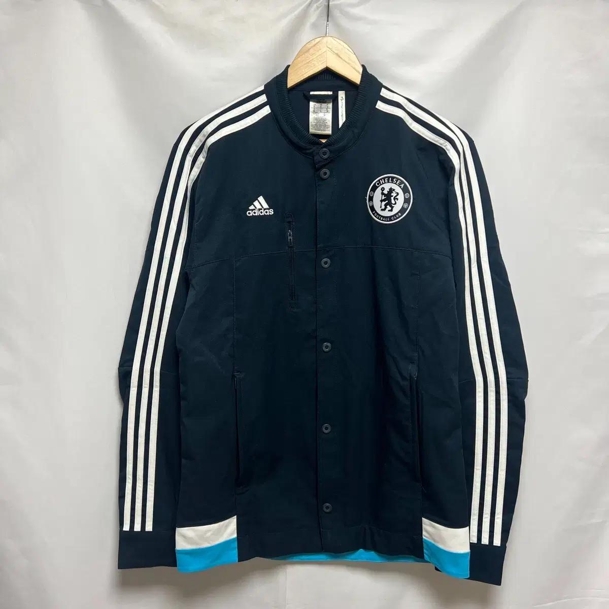 [정품/M] 아디다스 첼시 트레이닝 네이비 코치자켓 트랙탑/져지
