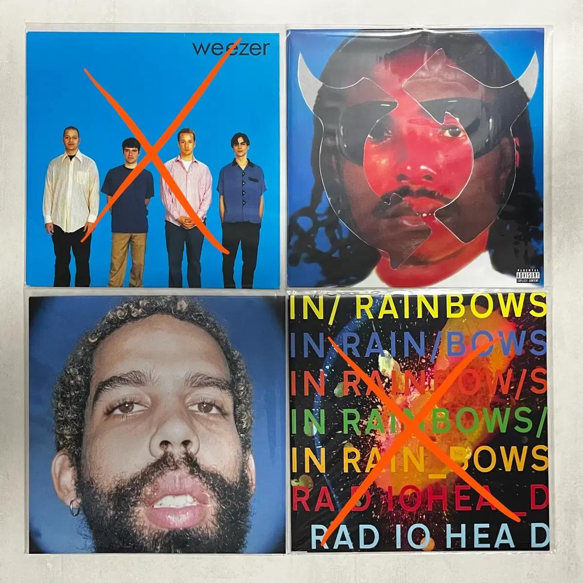 Lp 바이닐 판매합니다 (라디오헤드, 위저, pink floyd 등등)