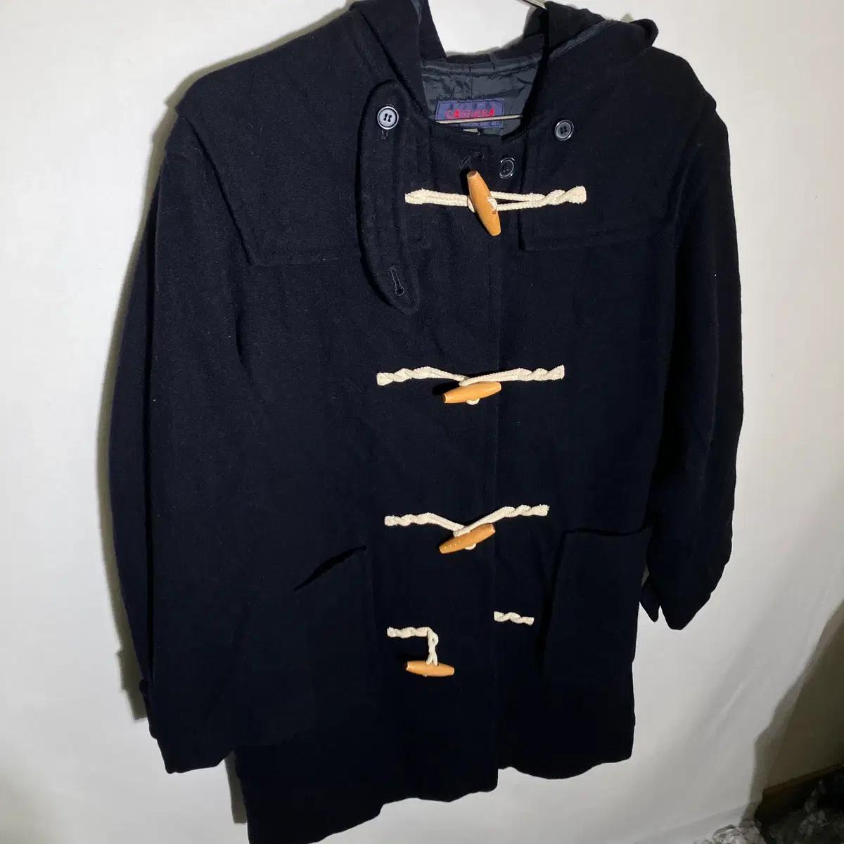 L)여성 울 더플코트 떡볶이코트