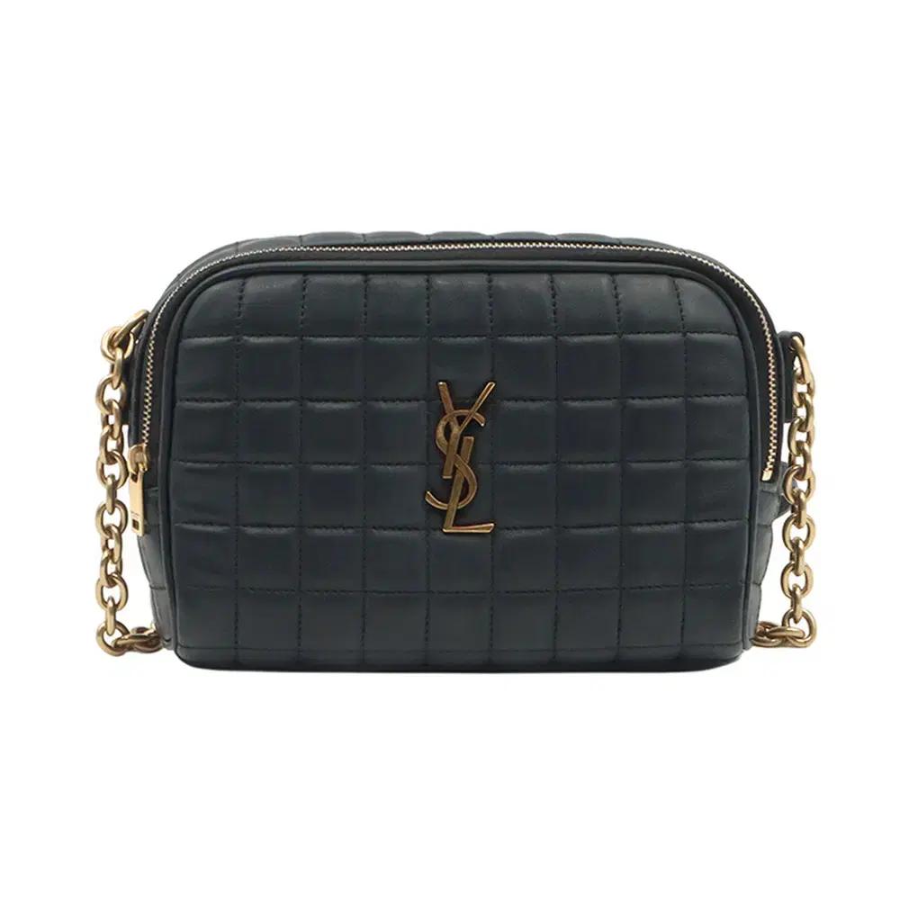 생로랑 다크 네이비 카산드라 마틀라세 미니 카메라 크로스백 764809