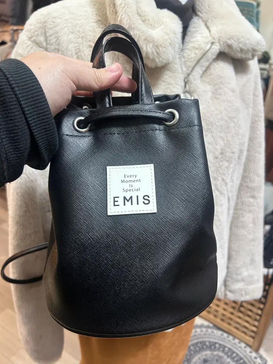 EMIS 여자가방 여성백팩 백팩 이미스 미니레더백팩 pvc 무배