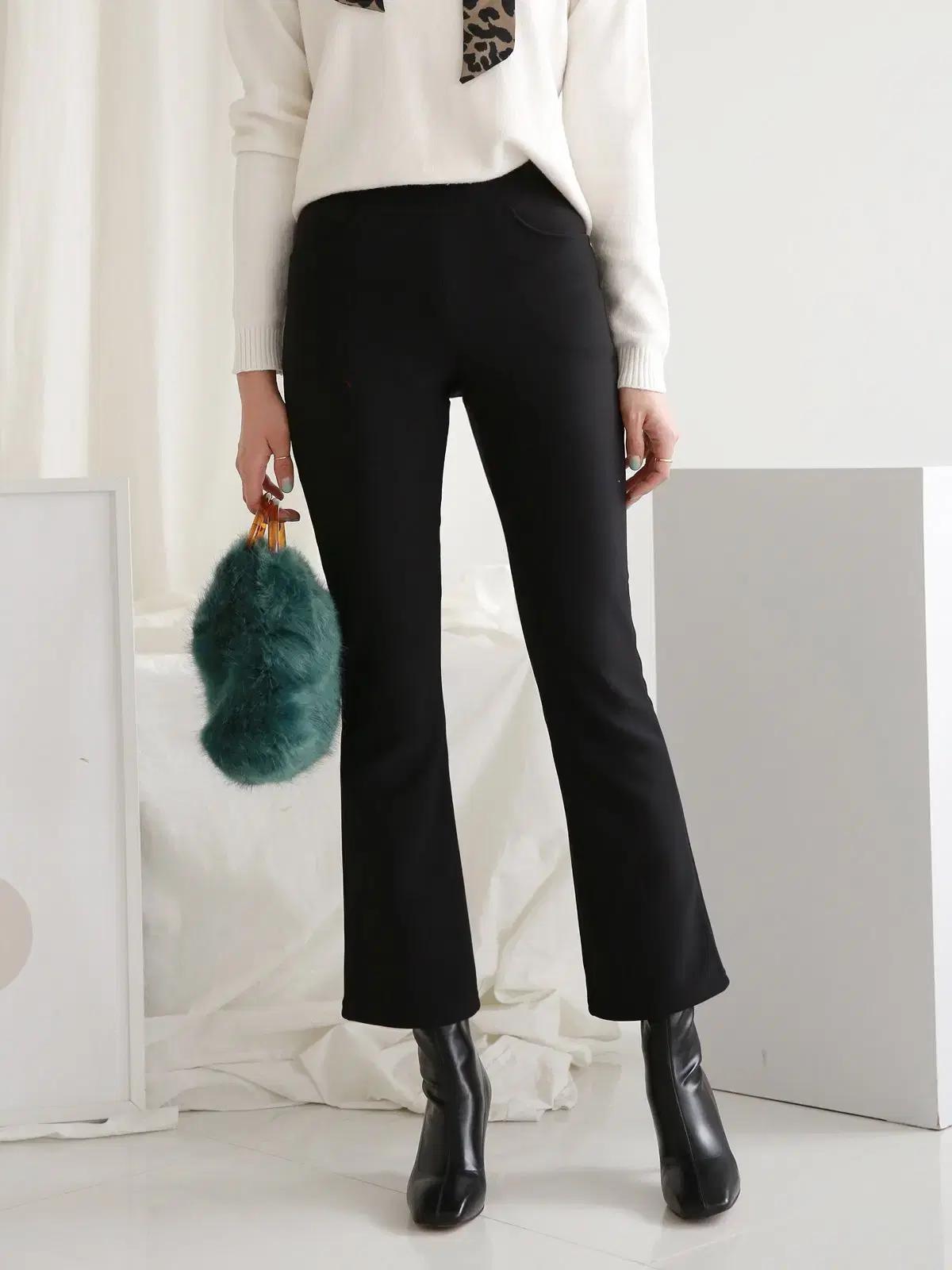 55-88 빅사이즈 기모 부츠컷 마약 슬랙스 데일리 스판 하객 링클프리