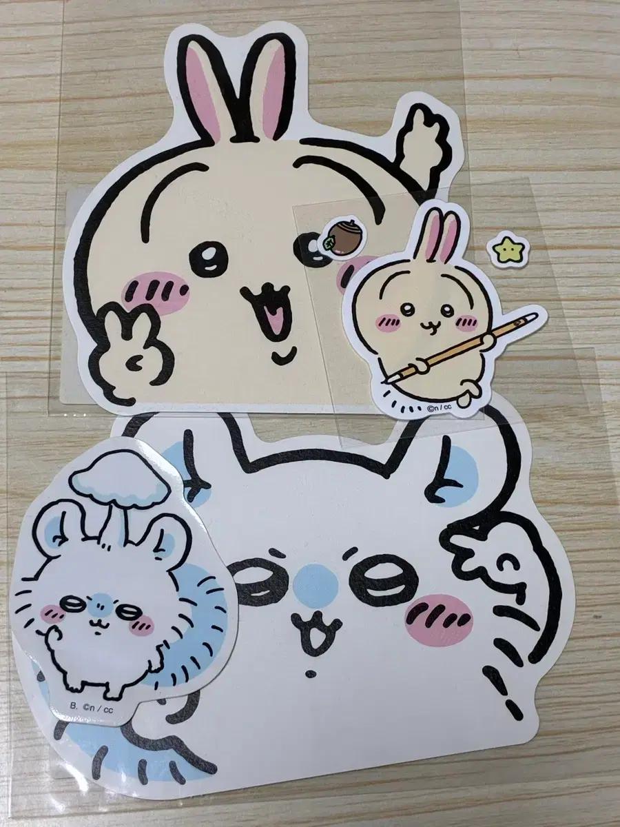 먼작귀 치이카와 엽서 스티커