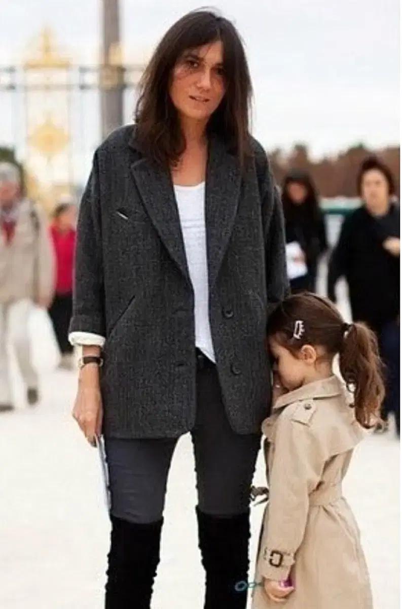 Isabel Marant Etoile의 바키코트 헤링본 코트