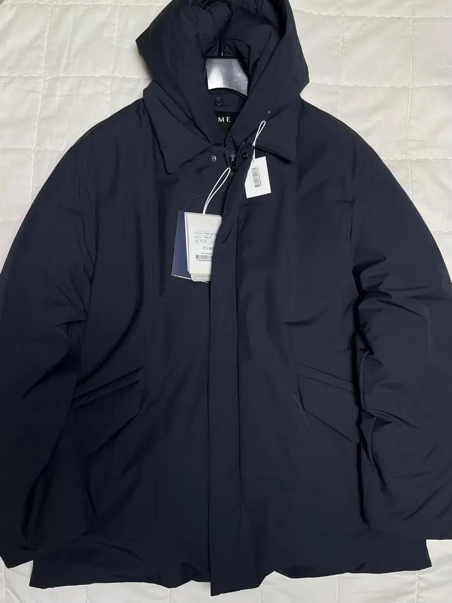 24fw 타임 옴므 로로피아나 디테쳐블 후드 구스다운 (105,네이비)