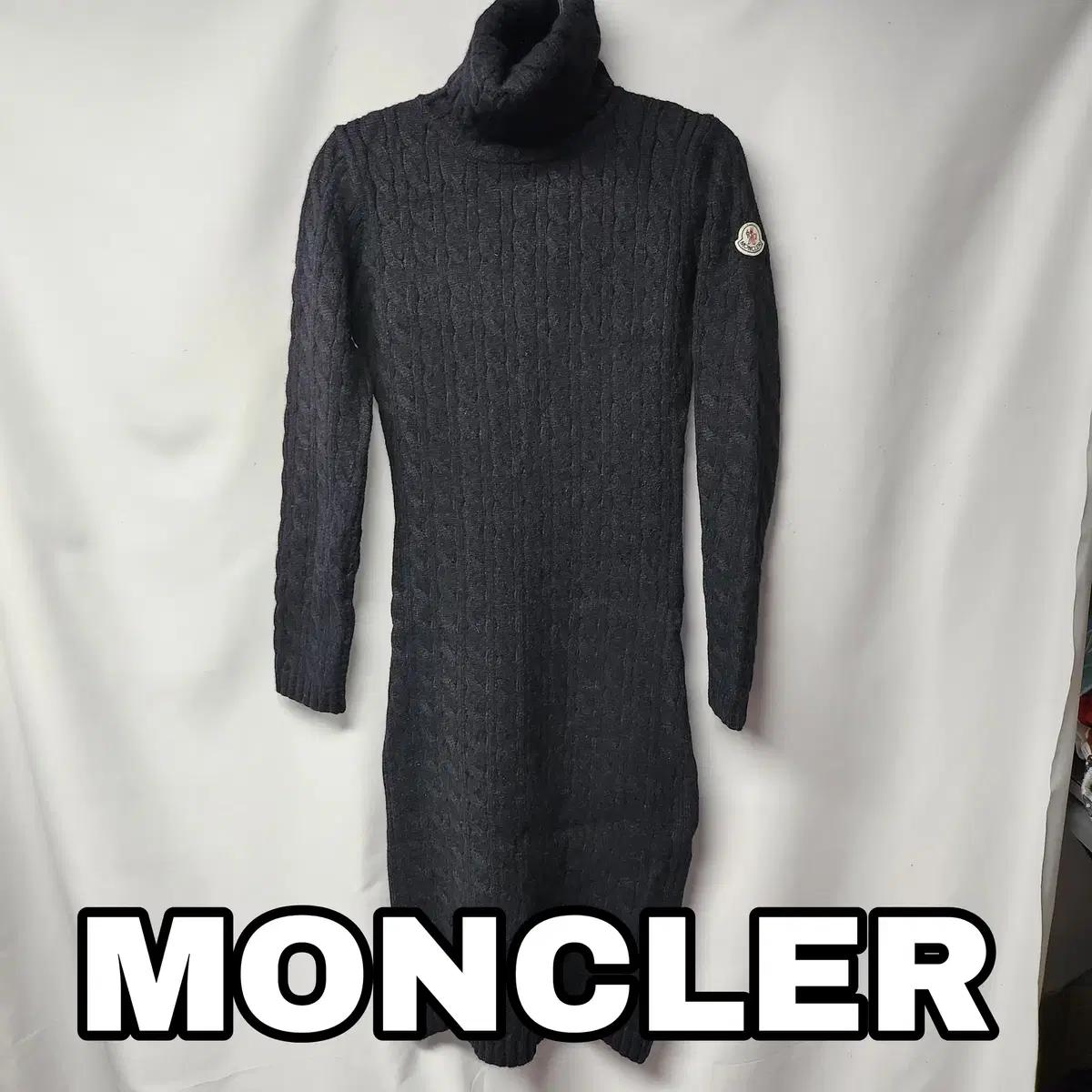 2917 몽클레어 터틀넥니트 드레스 원피스 2호