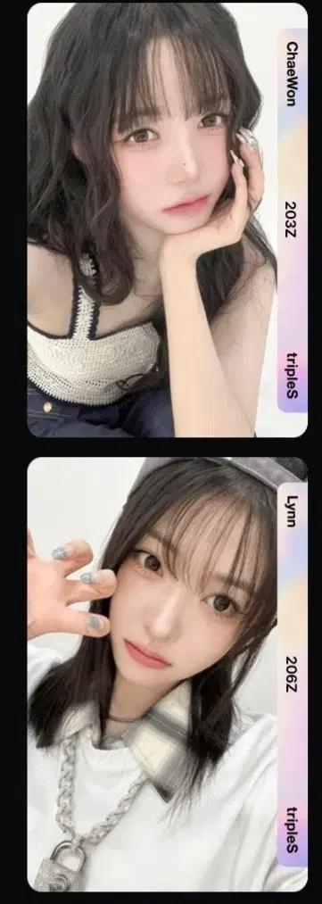 트리플에스 린 aa206 채원 aa203 오브젝트 판매