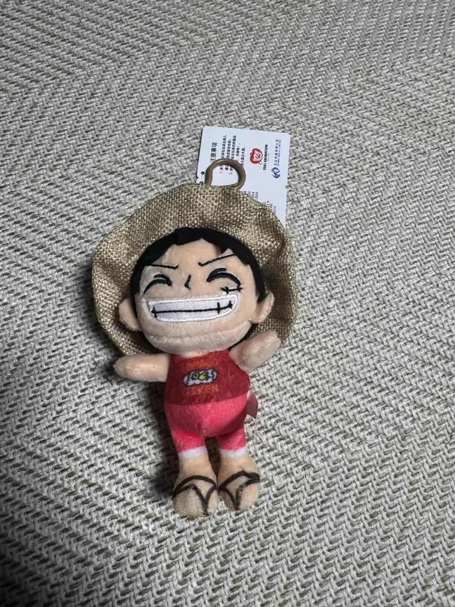 원피스 루피 인형 키링