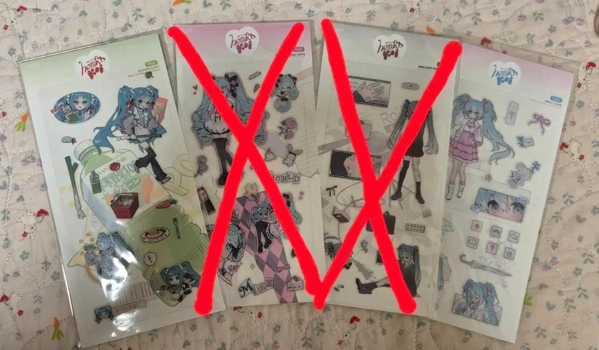 보컬로이드 하츠네 미쿠 비공굿 스티커 판매