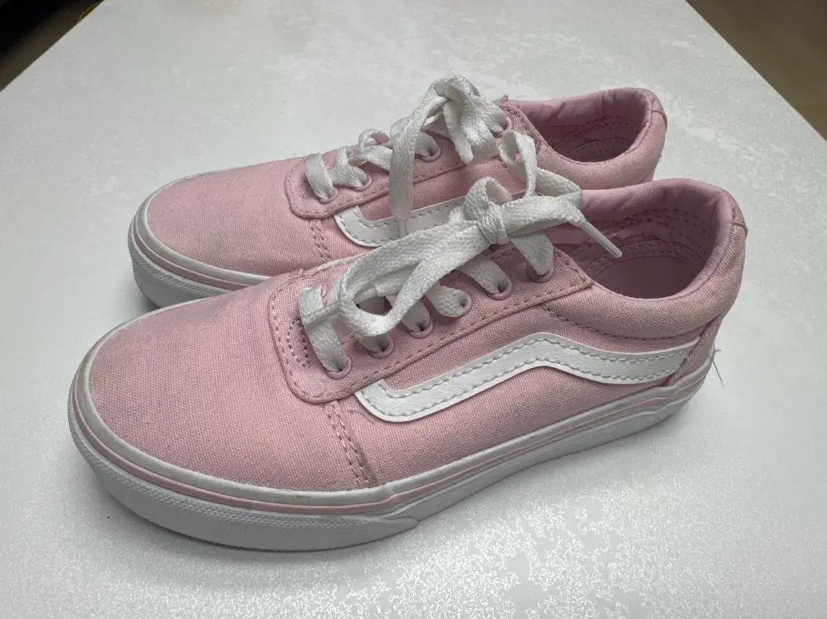 반스 키즈 핑크 올드스쿨 180 사이즈 상태굿