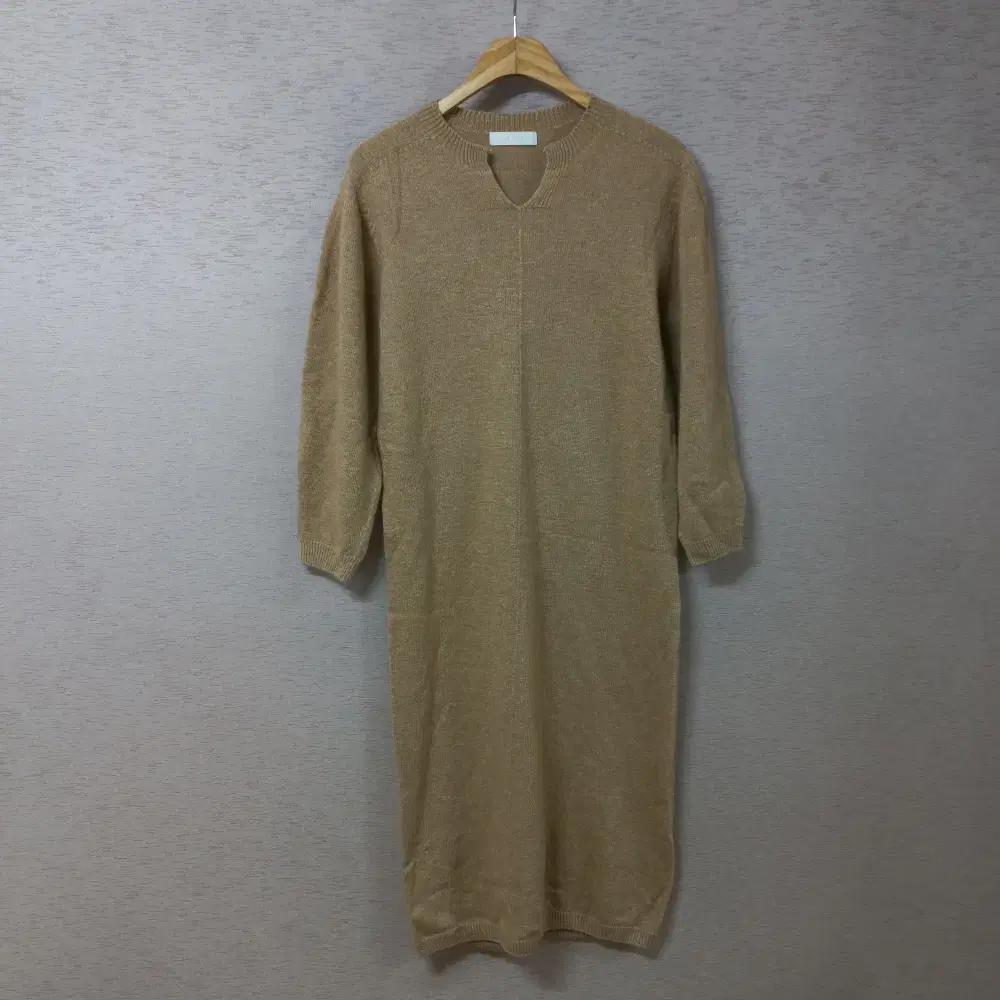 A12-8/LE ANGE  베이지  롱니트원피스 여성