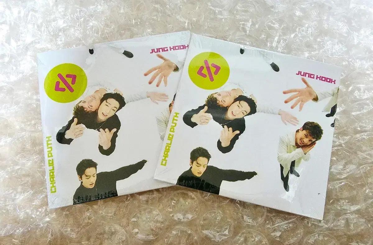 방탄 정국 찰리푸스 콜라보 left and right cd 미개봉
