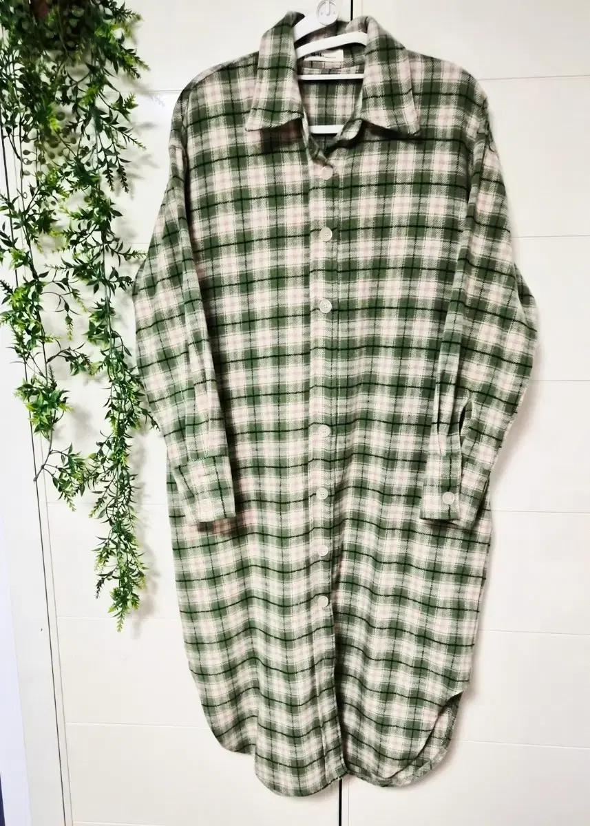 #체크롱셔츠 #롱남방 #셔츠원피스  #모직롱남방