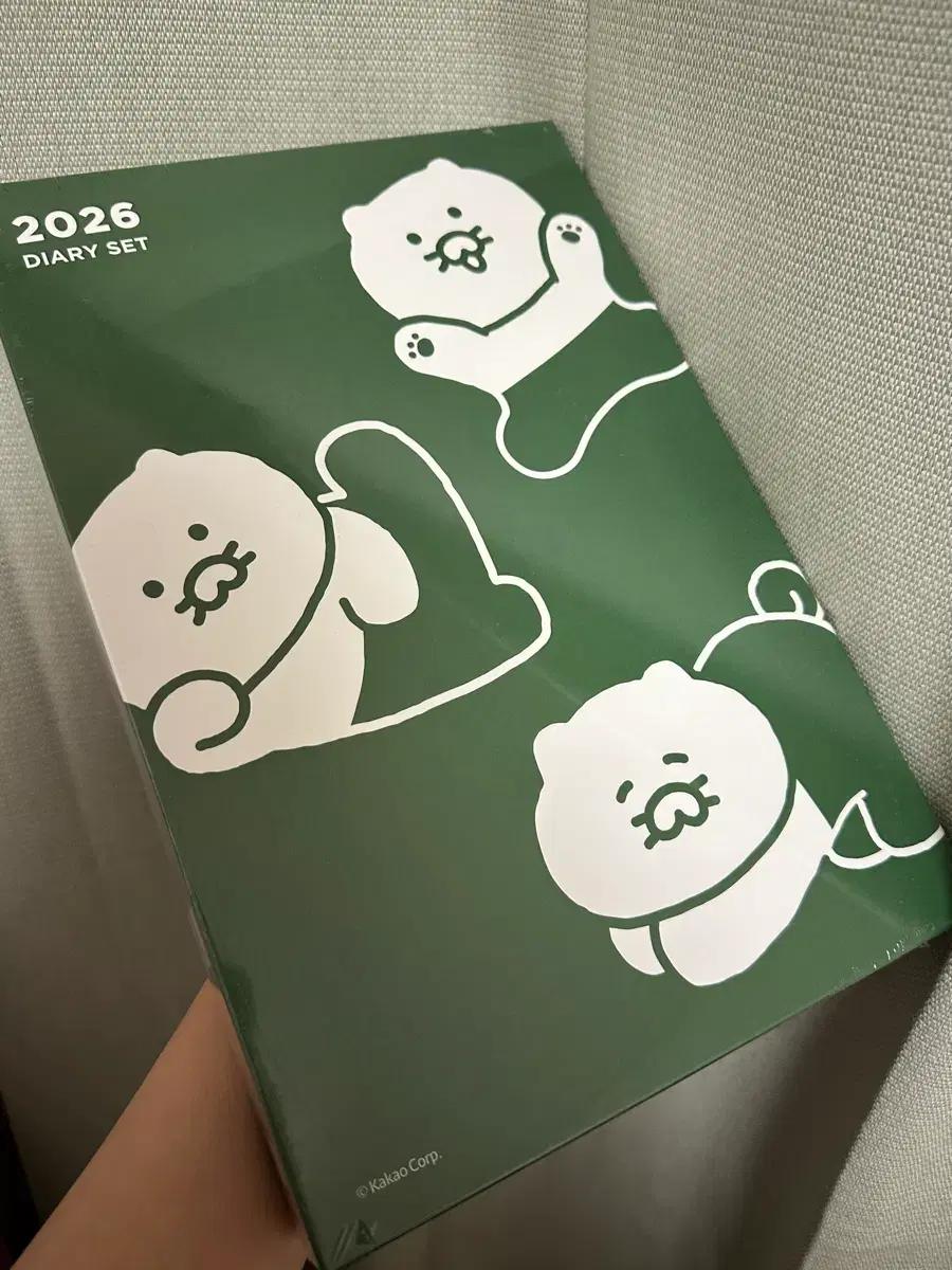 카카오 2026 다이어리 세트 그린 춘식이 캘린더 스티커