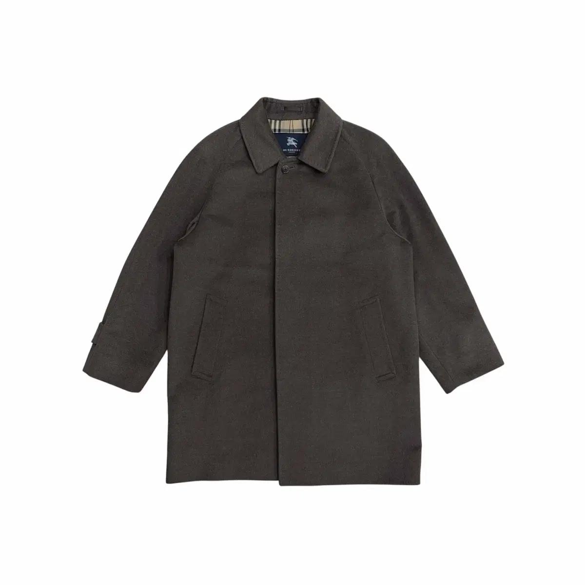 버버리 캐시미어 앙고라 울 브라운 코트 m 실측 남성 100 L 정도