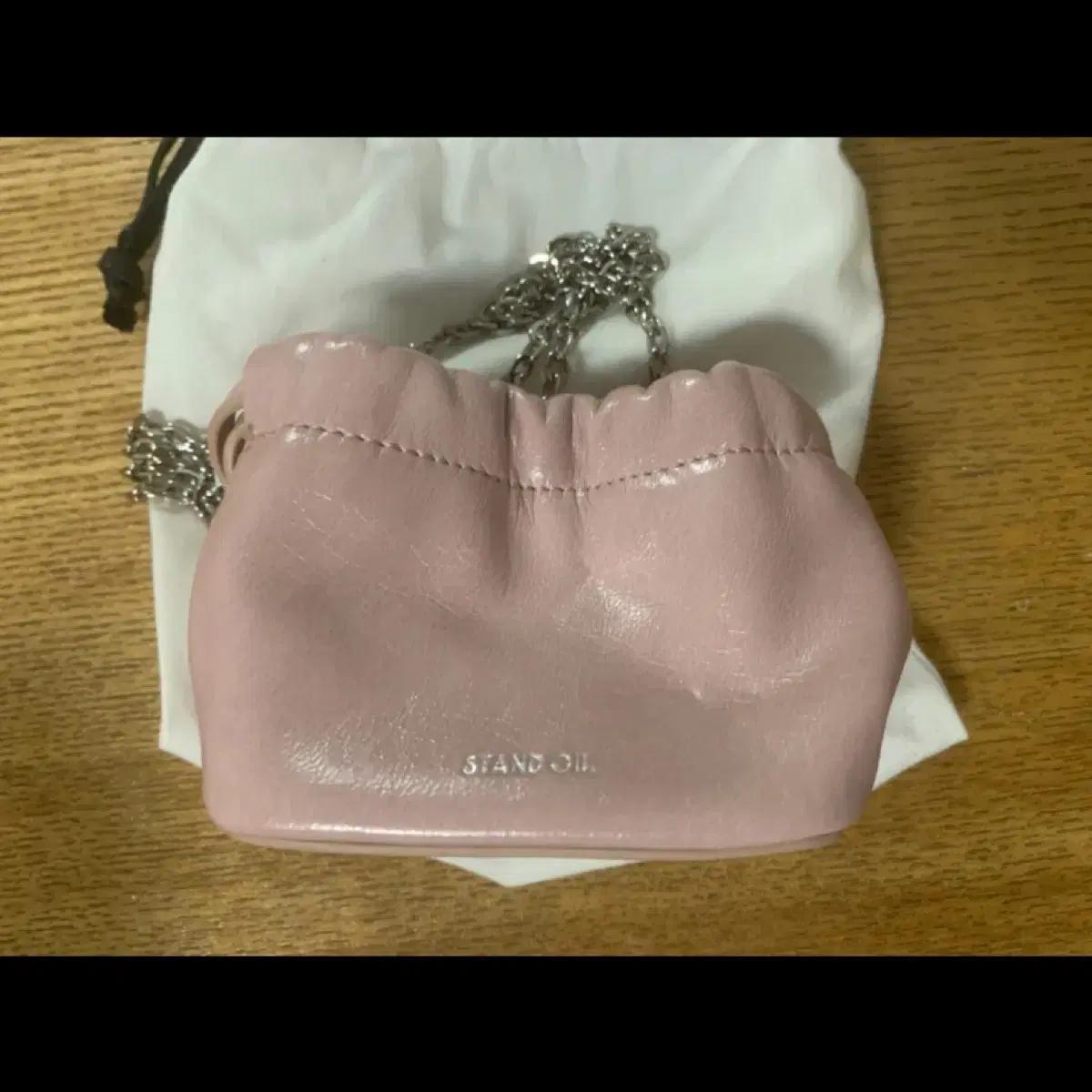 스탠드오일 미니 팡도르 핑크 체인백