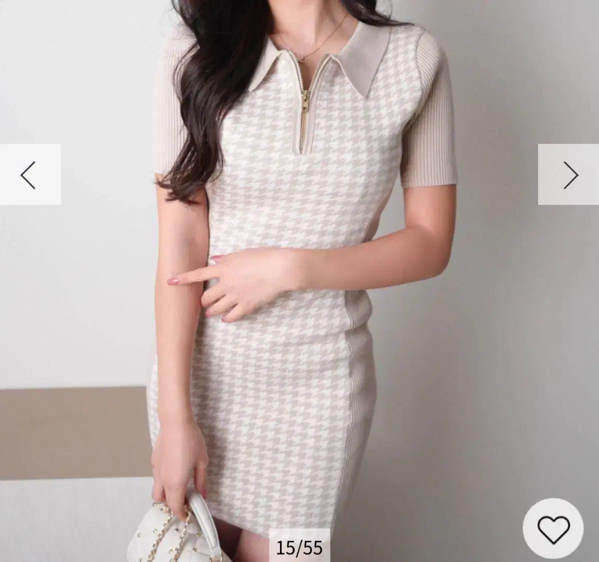 lipservice 립서비스 체크 원피스 스나계