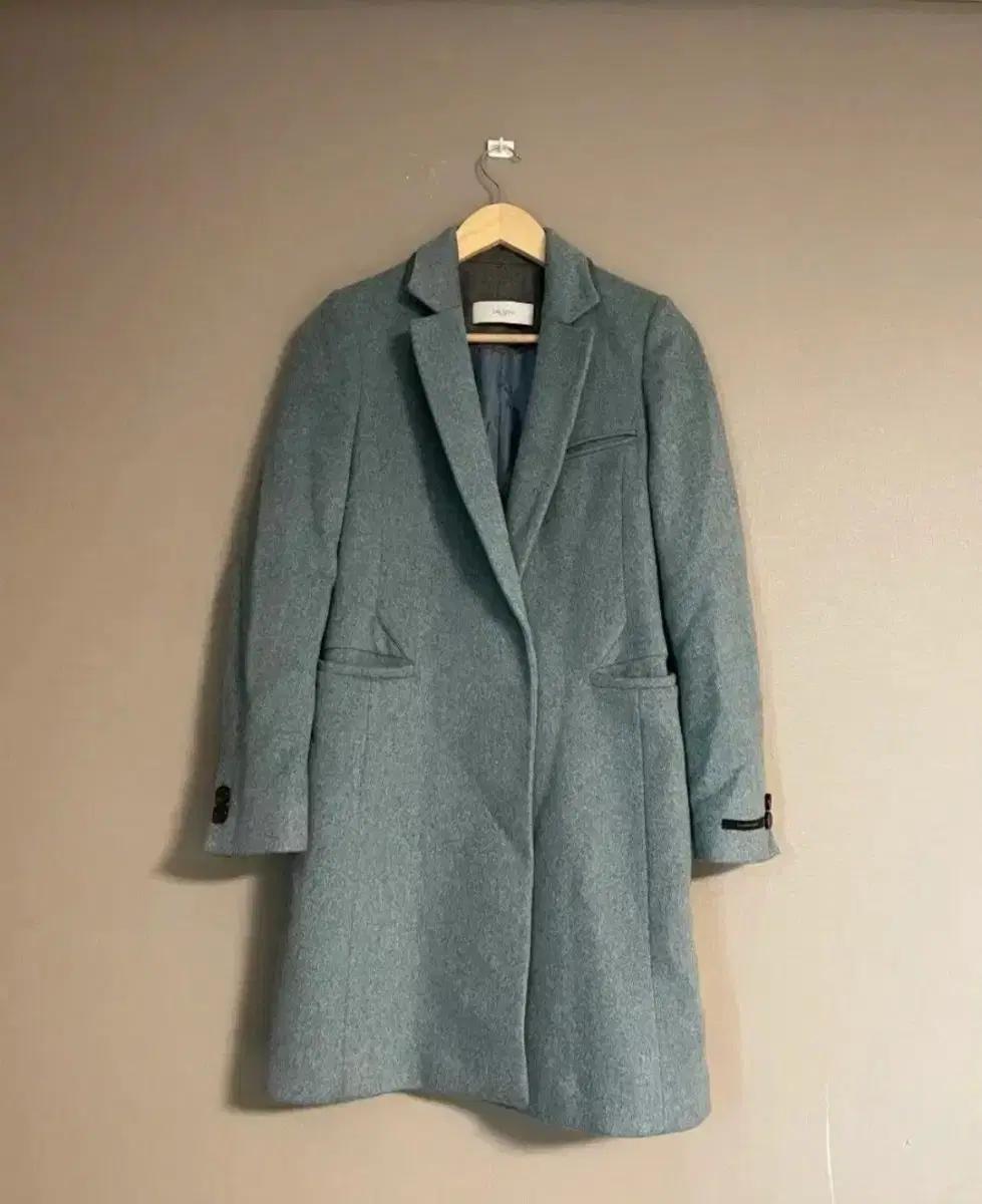 [더아이잗] 캐시미어 울 블랜디드 롱코트 ( S)