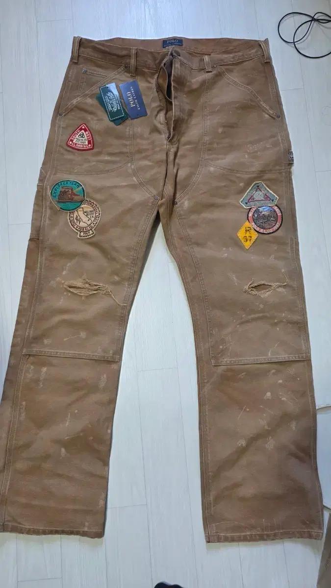 폴로 랄프로렌 카펜터 진 36X34남성 보이저 익스페디션패치 더블