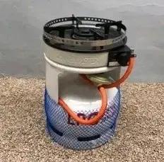 캠핑 식당 고화력 LPG 가스통 버너 세트