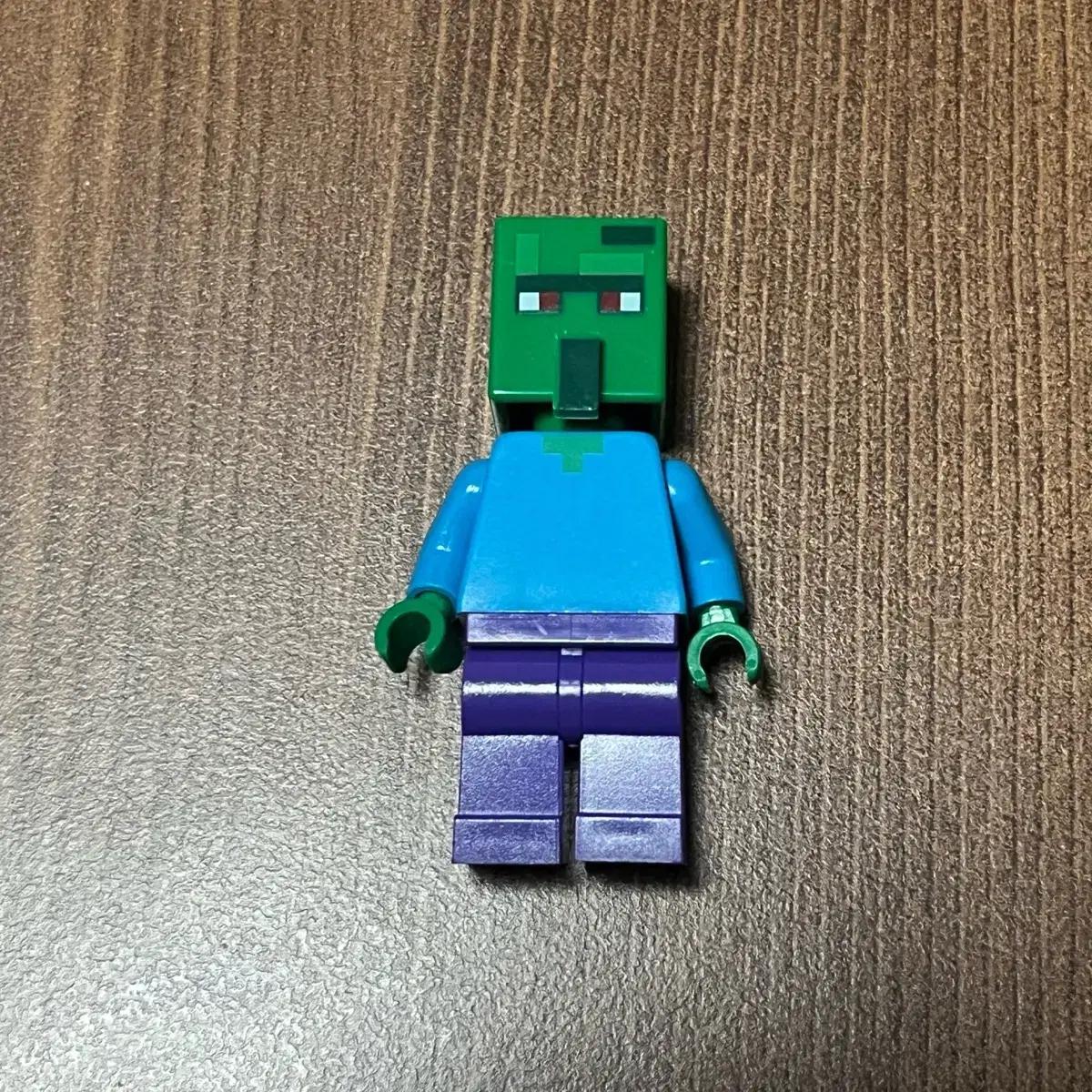 레고 마인크래프트 주민 좀비