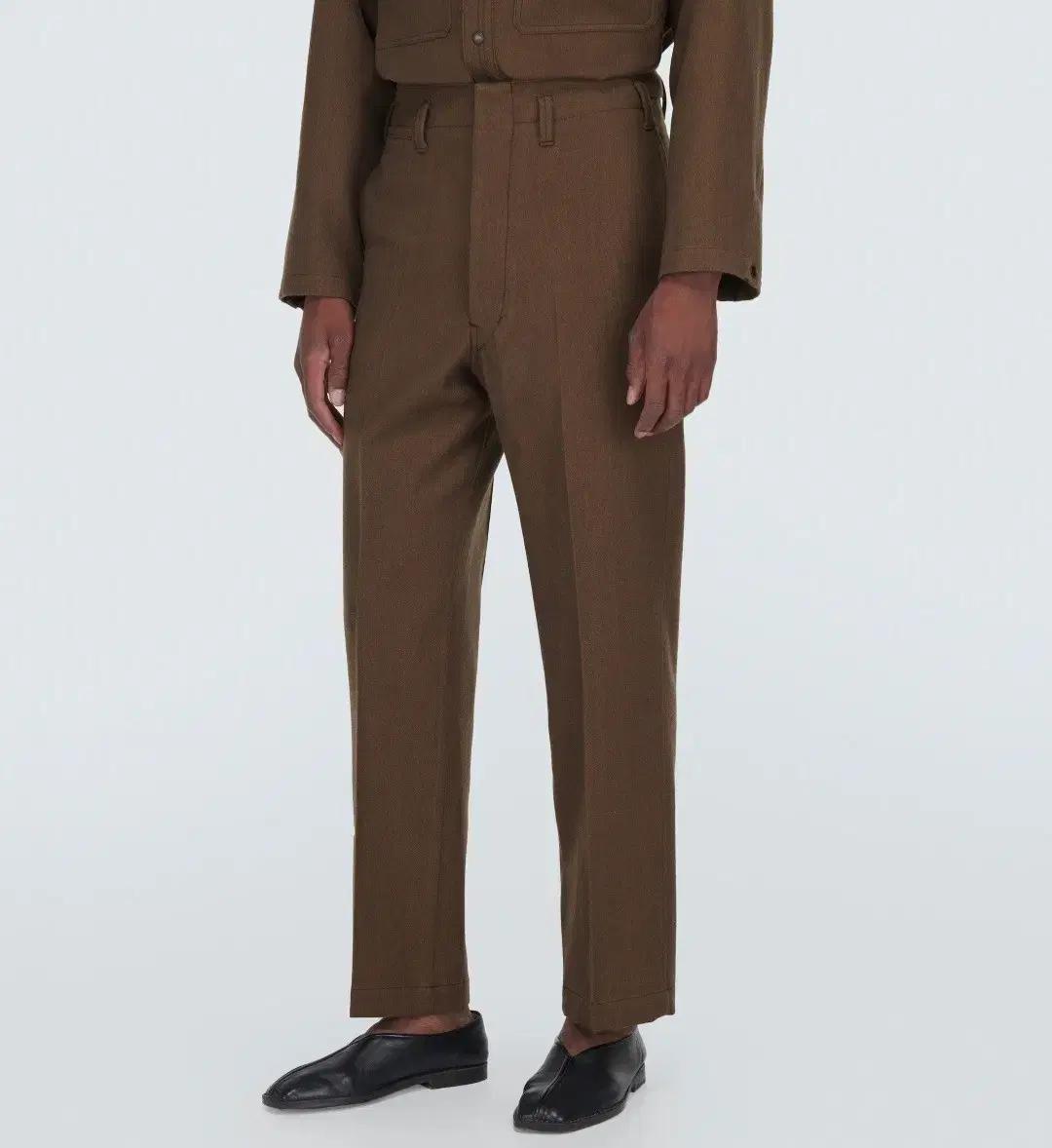 lemaire 르메르 maxi chino pants 브라운머쉬룸 46