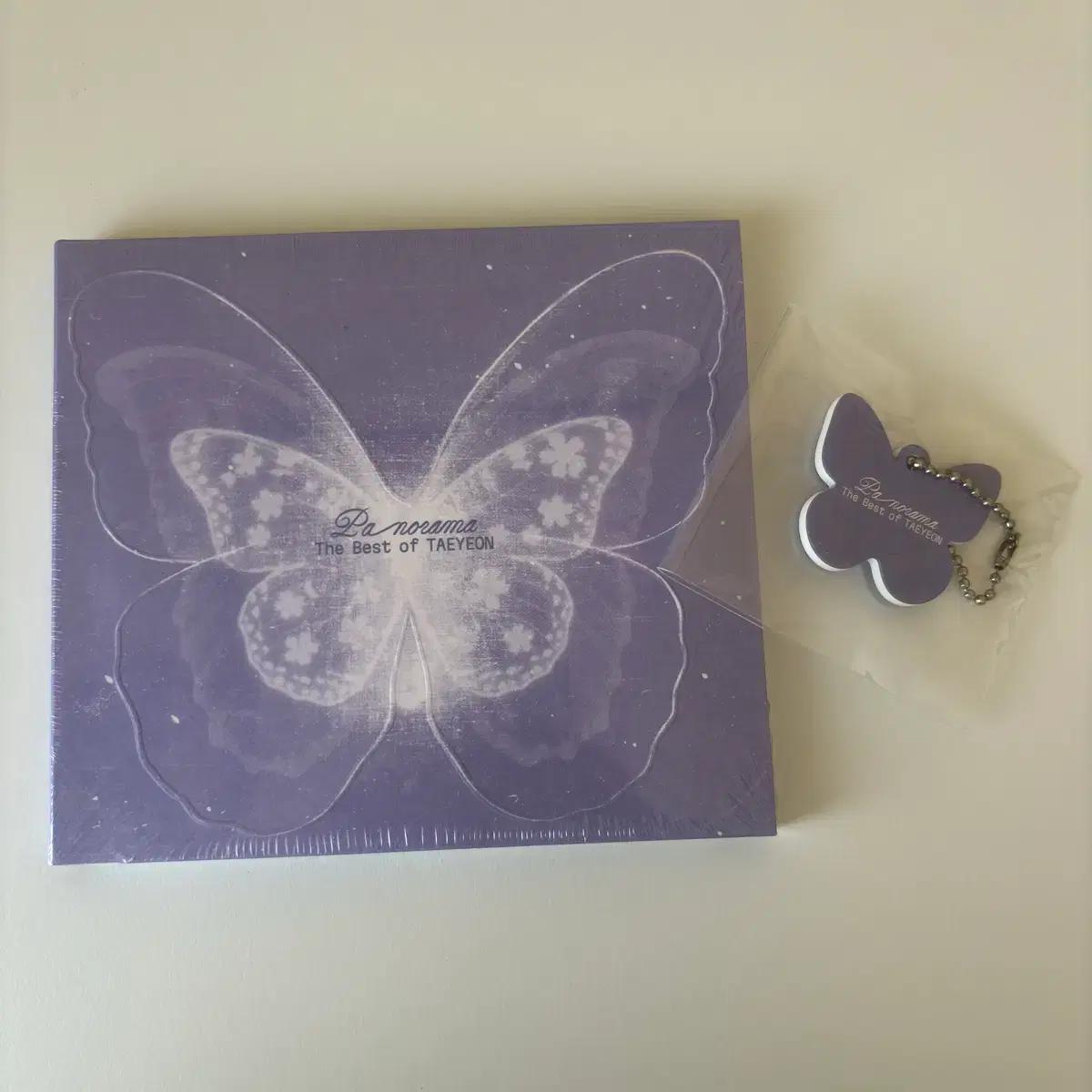 태연 10주년 베스트 앨범 파노라마 디지팩 미개봉 + 광야 한정 키링